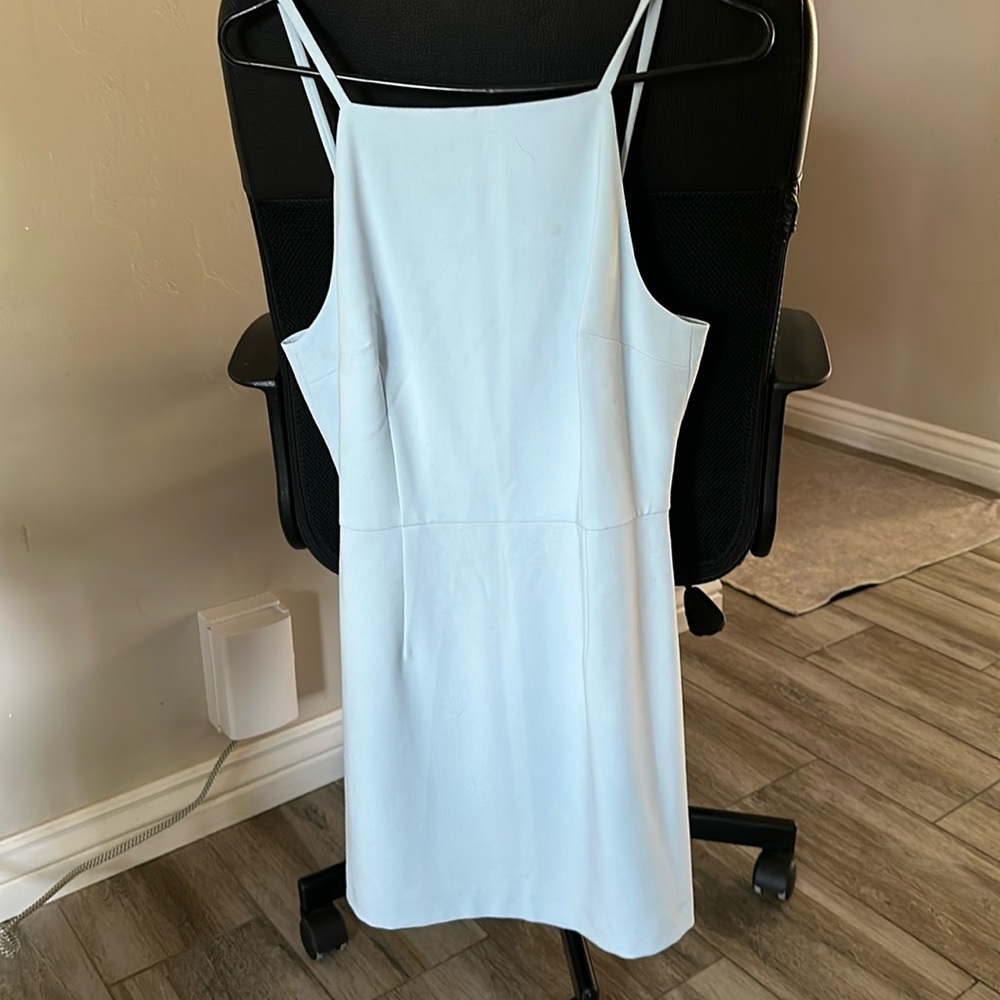 Mini blue dress